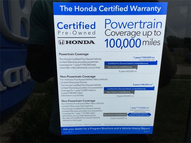 Powertrain Warranty Coverage >> Certified Pre Owned 2016 Honda Pilot Elite Powertrain Warranty Coverage >> Certified Pre Owned 2016 Honda Pilot Elite