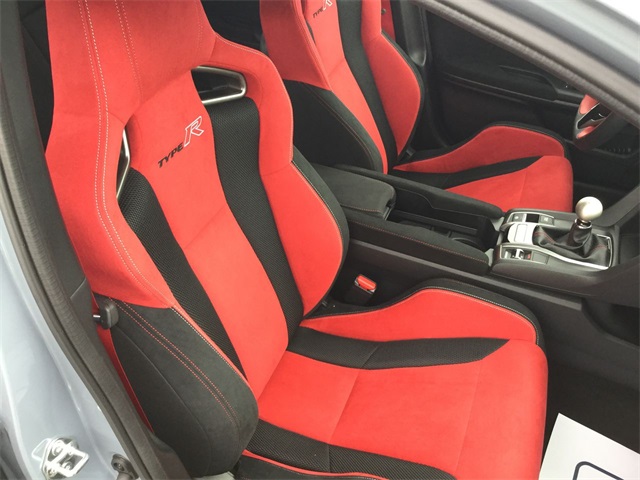Front Pair Of Red Leather Look Car Seat Covers Interior